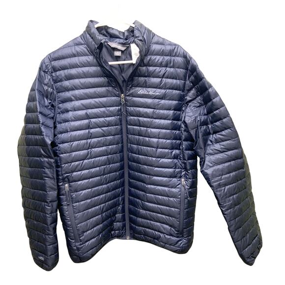 Eddie Bauer Blue 650 Packable Down Jacket Size M - Picture 1 of 7